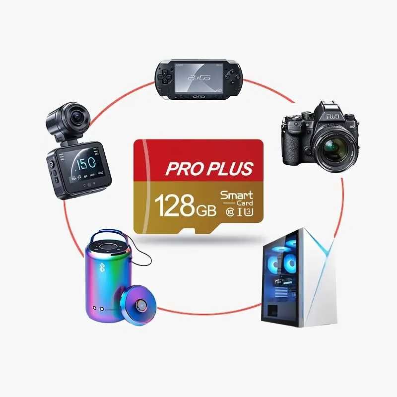Kartka SD RAMMIND PRO PLUS - 128 GB U3 SDXC Mini Flash Drives+Adapter