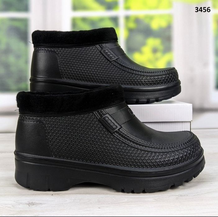 Чоловічі теплі галоши, зимові, хутряні 41-46 р (кМ16)
