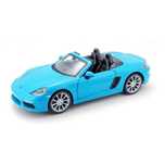 Porsche 718 Boxter Blue 1:24 BBURAGO pudełko,240x116 mm