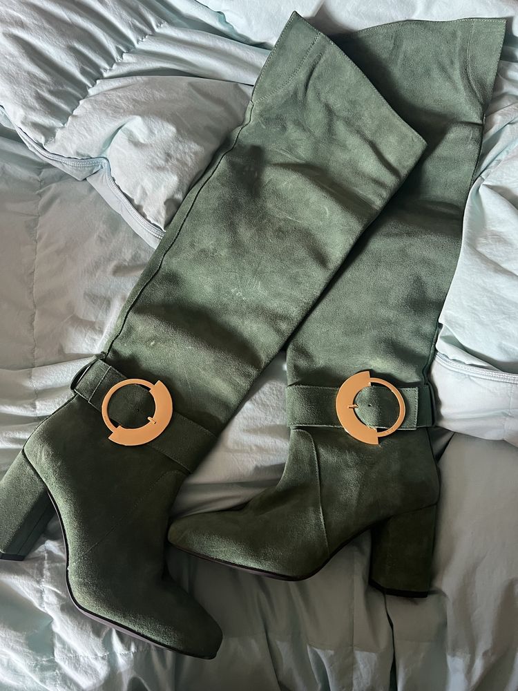Pinko Verde com fivela Dourada