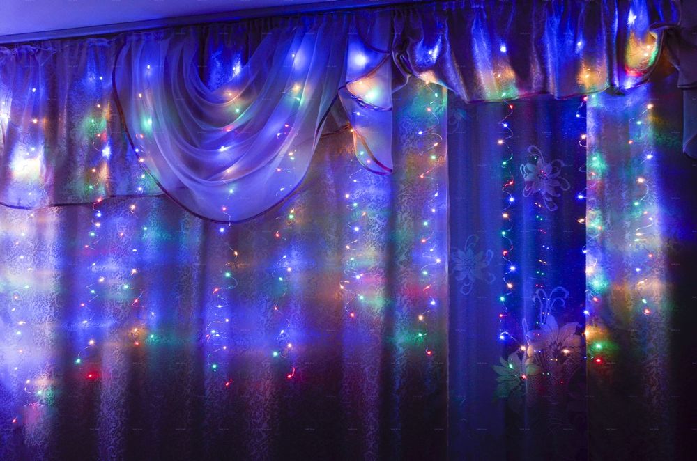 Гірлянди LED роса з пультом 3*2м 10-20м