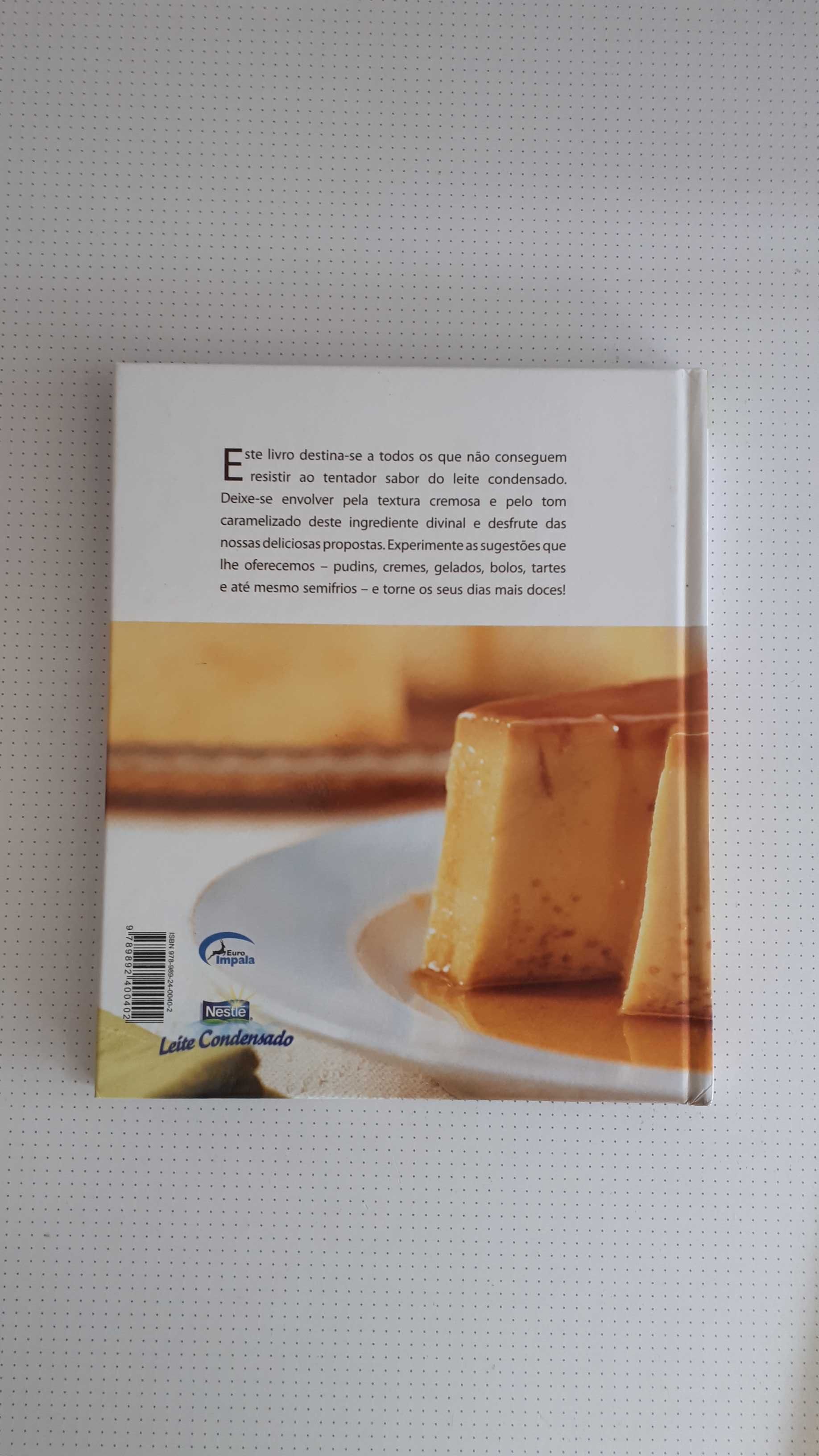 Livro de doçaria portuguesa "Leite condensado" novo