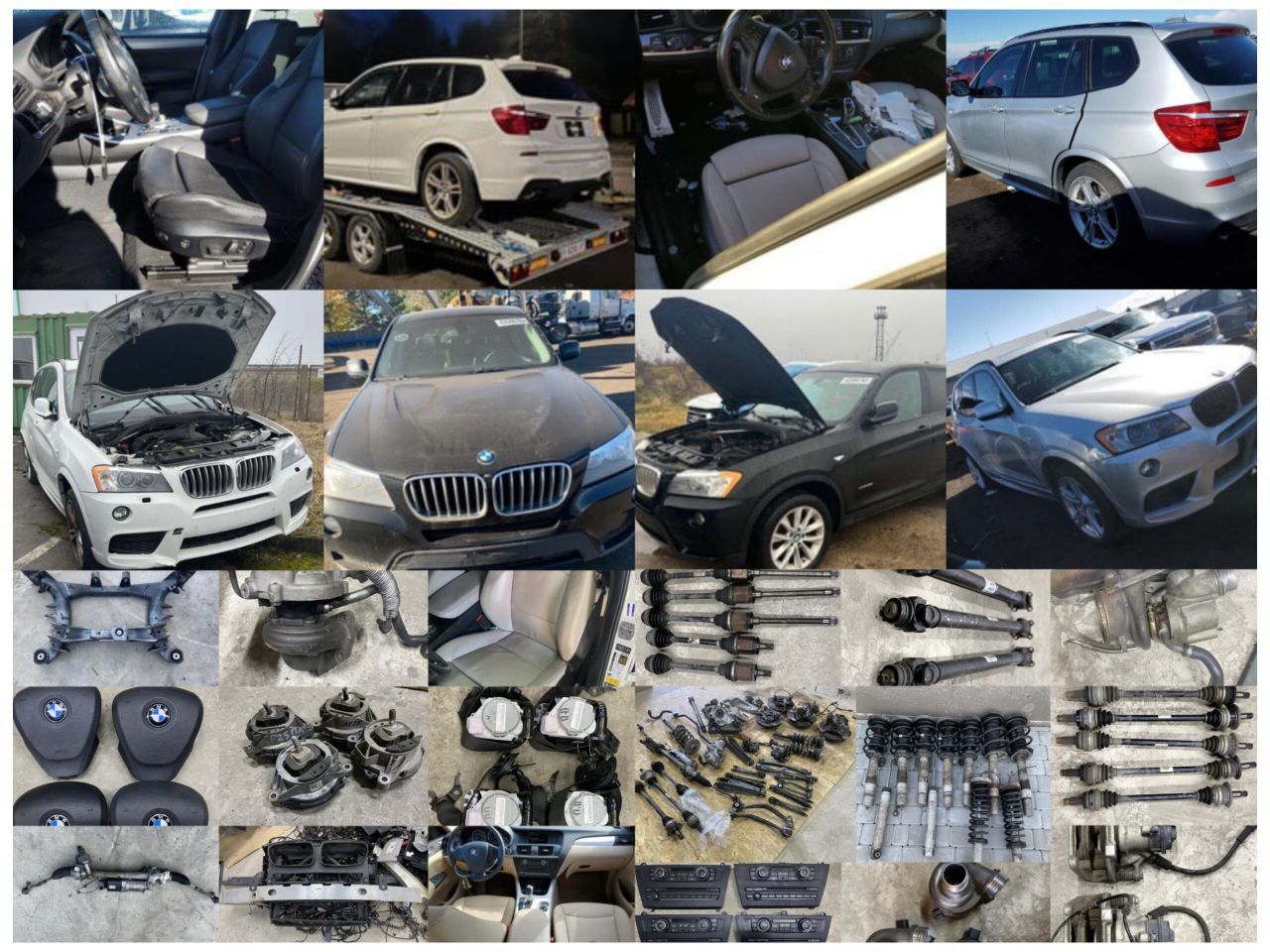 Авторазборка BMW X3 F25 X5 F15 2010-2017р. Розбір БМВ Х3 Ф25 Х5 Ф15