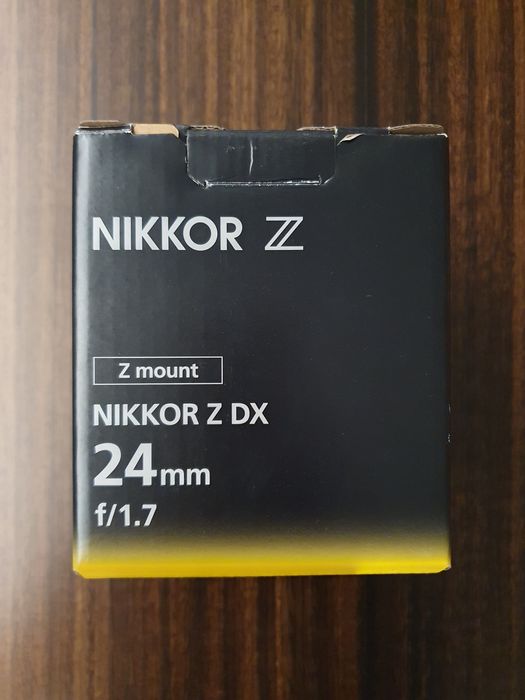 Lente Objectiva Nikon Nikkor Z DX 24mm f/1.7
