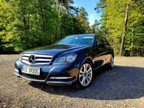 Mercedes-Benz Klasa C Mercedes W204 czarny sedan 1.8 156km doinwestowany