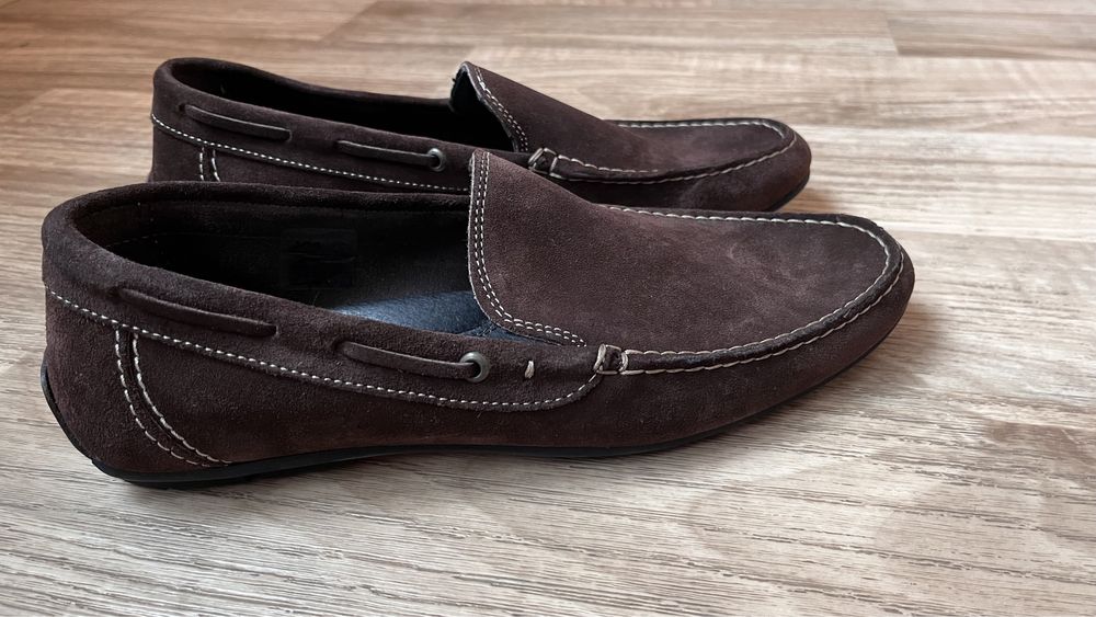 Нові фірмові лофери чоловічі коричневі PAKO LORENTE  42, 44