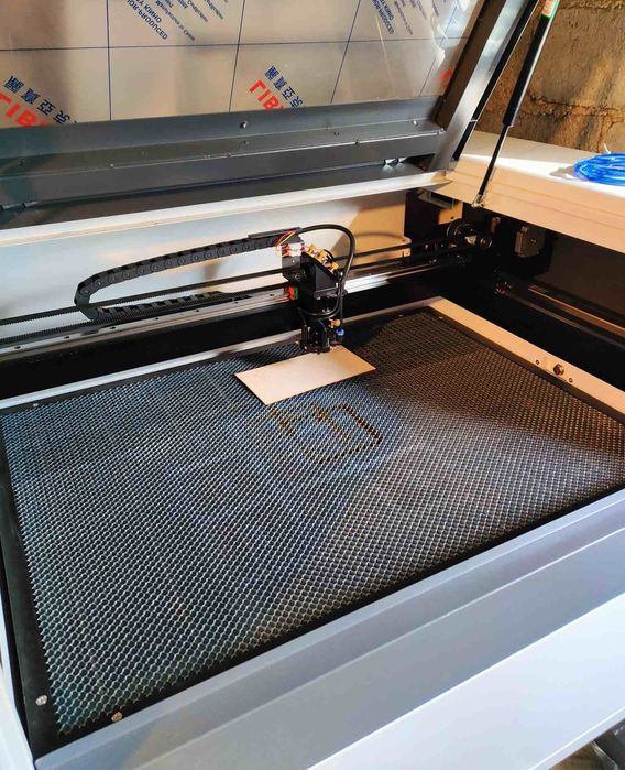 NOWY ploter laserowy laser grawer CO2 50x70 80W cięcie - na gwarancji