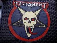 CUSTOM duża naszywka ekran Testament heavy metal Slayer Megadeth