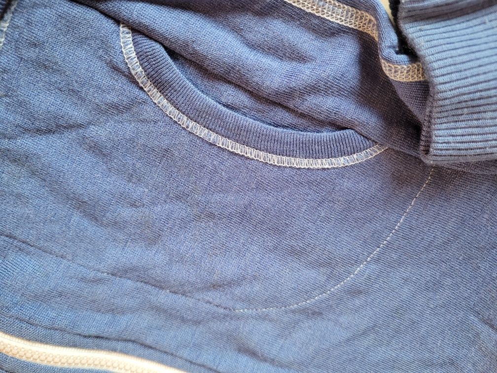 Kangurek bluzka zapinana r 90 2lata 100proc merino