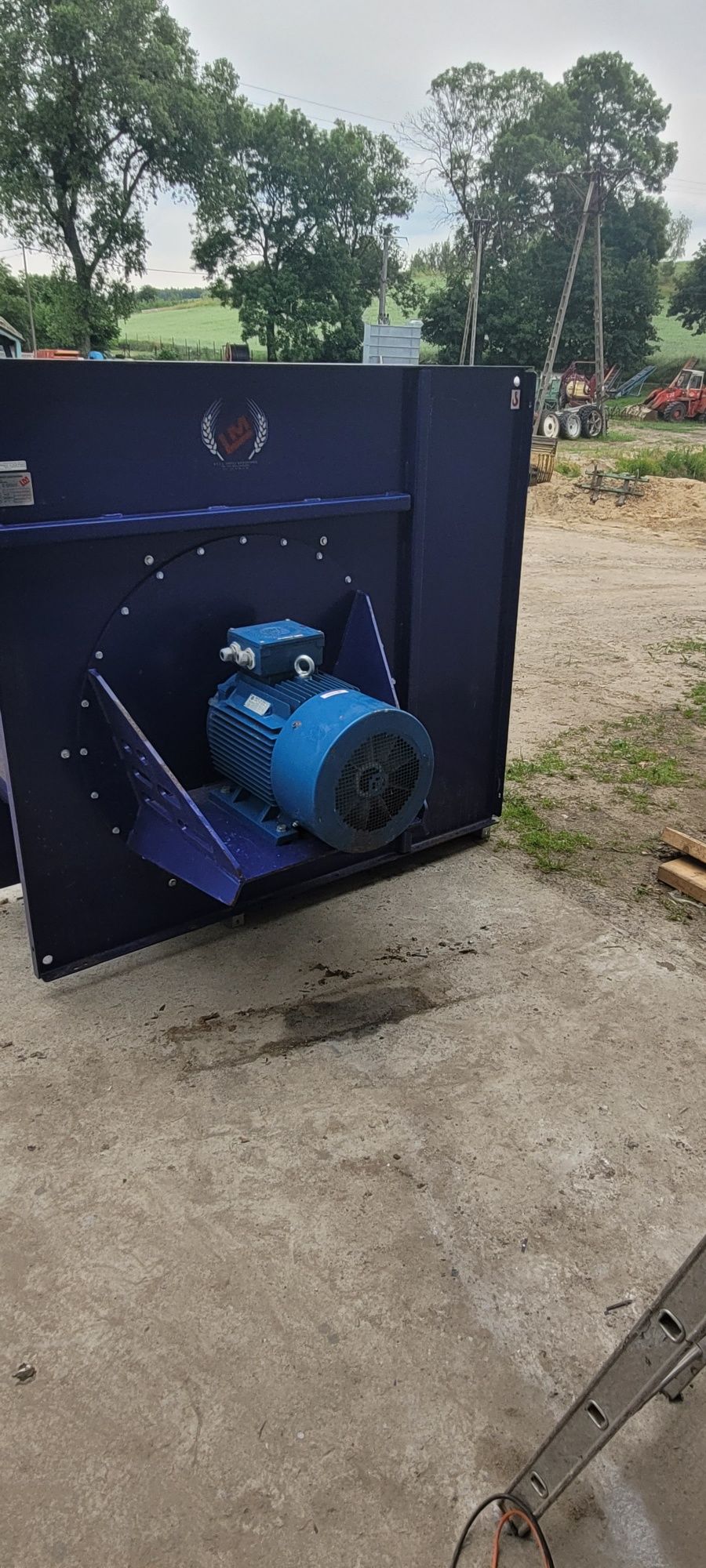 Wentylator do suszarni dużej wydajności silnik 30kW