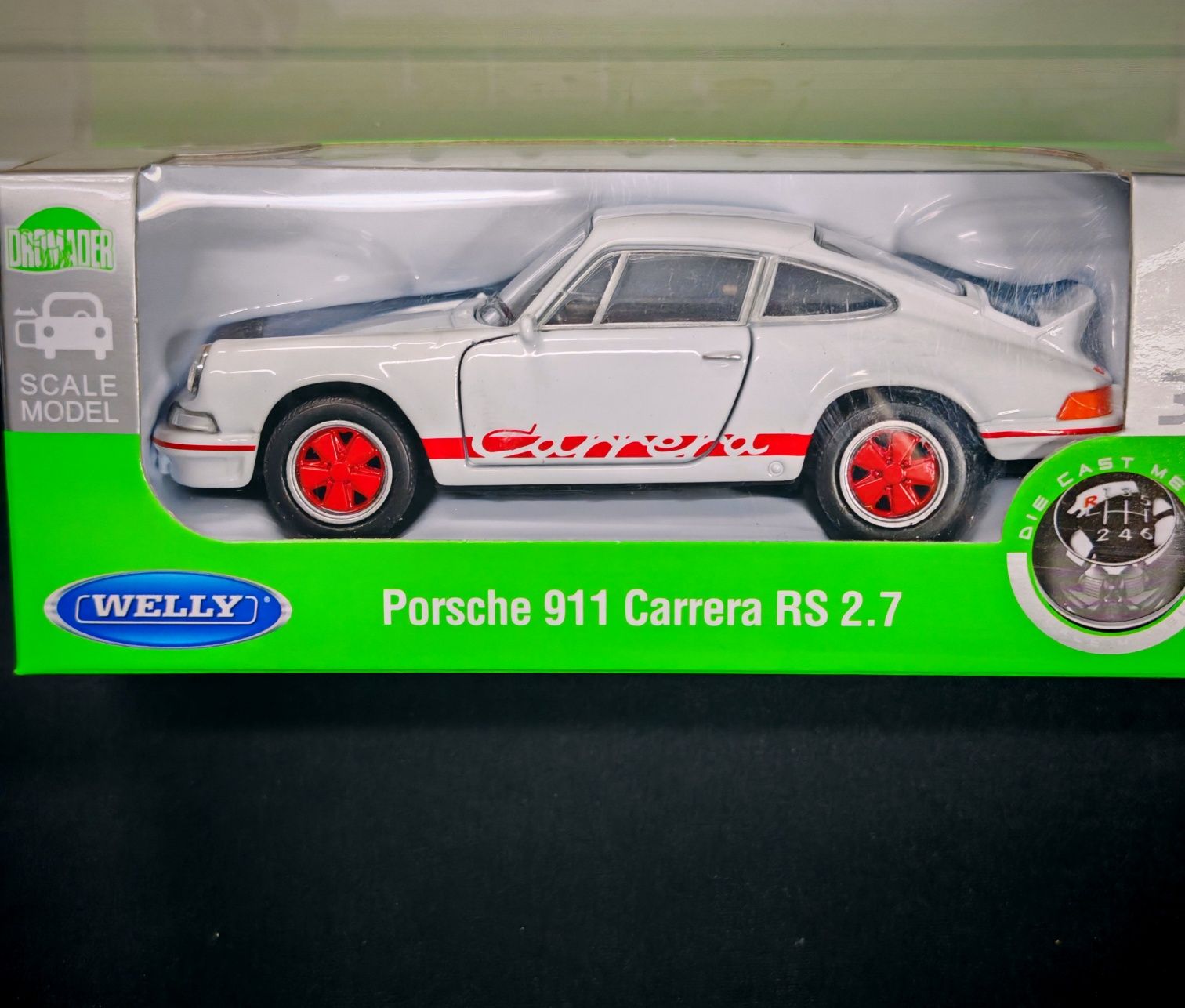 Porsche 911 carrera RS 2.7 1:34 Welly NEX Dromader