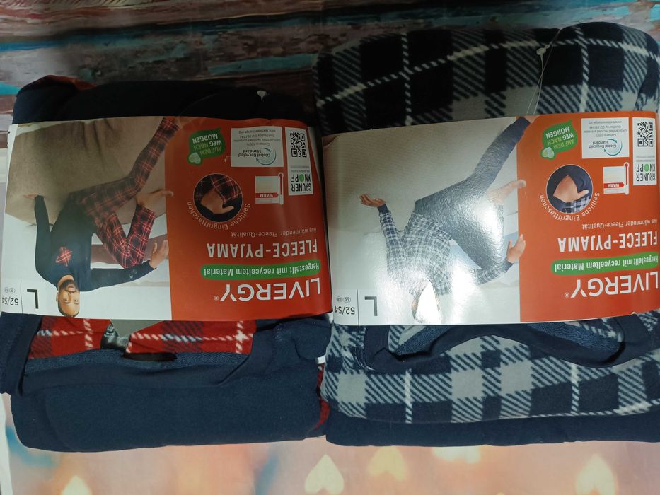 Чоловічі теплі піжамки