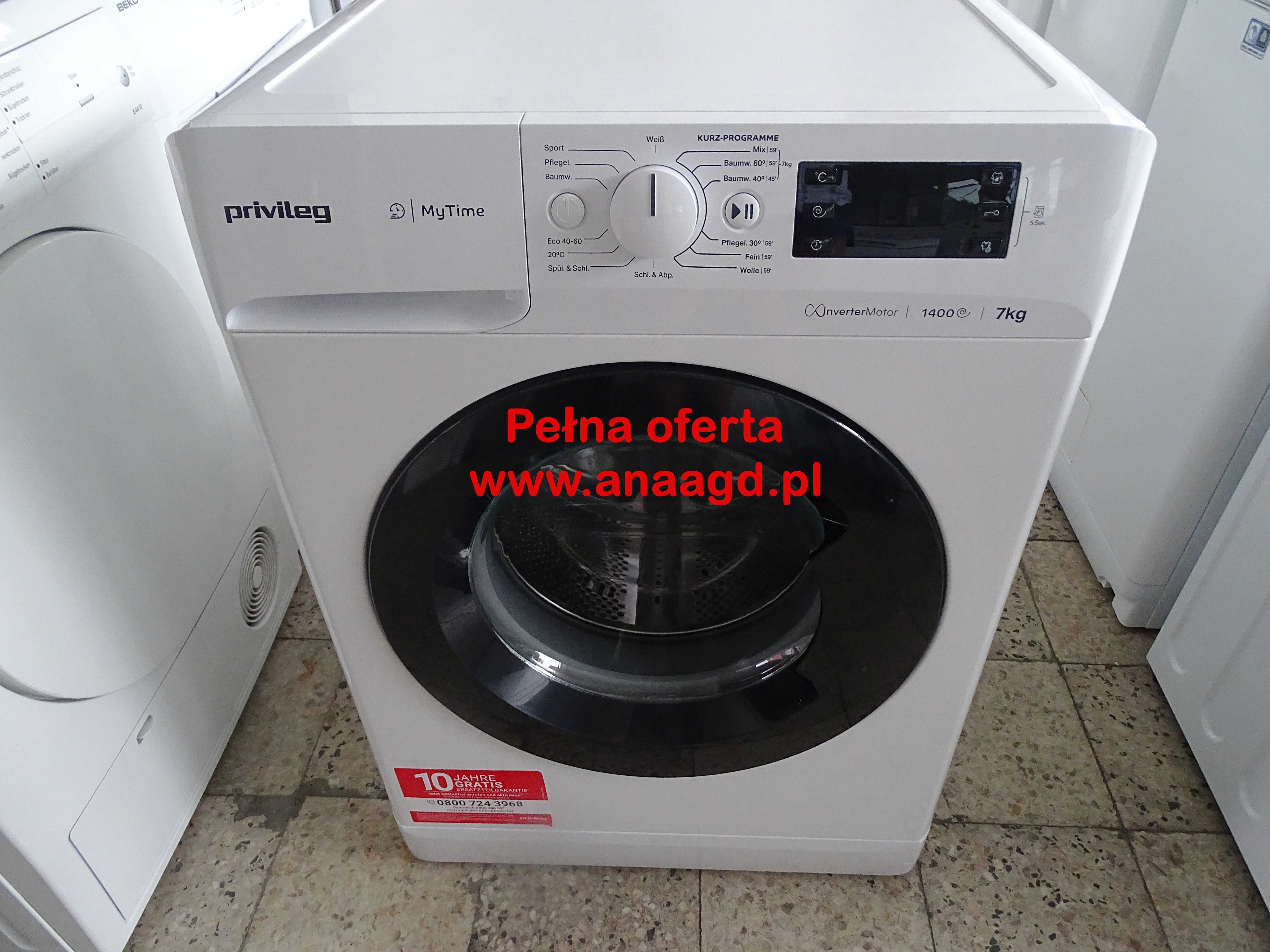 Pralka PRIVILEG My Time 7 kg A+++ GWARANCJA Duży Wybór Sprzętu AGD