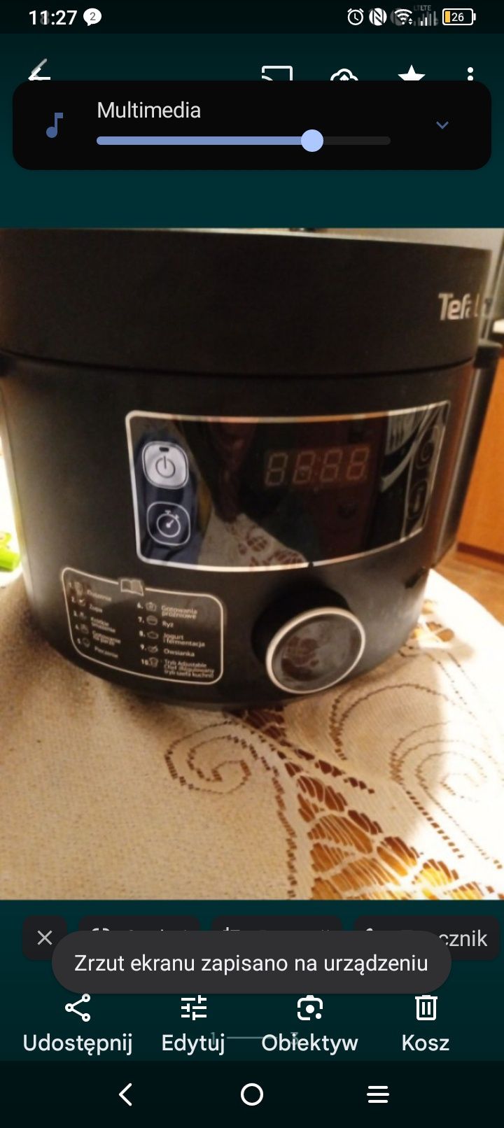 Tefal szybkowar zapraszam