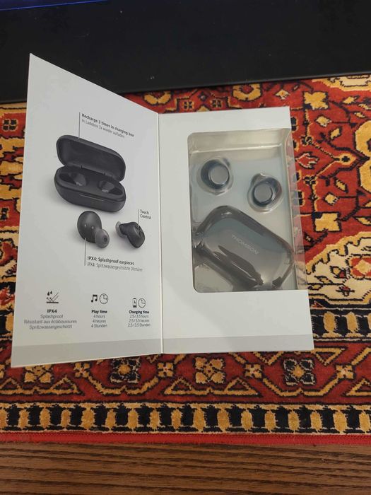 Thomson słuchawki Wear7701bk czarne