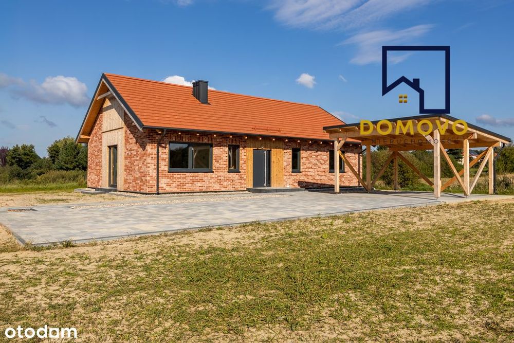 Nowoczesny dom parterowy w Tomaszkowie