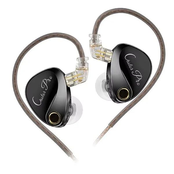 Auriculares com fios KZ CASTOR PRO - Cinza