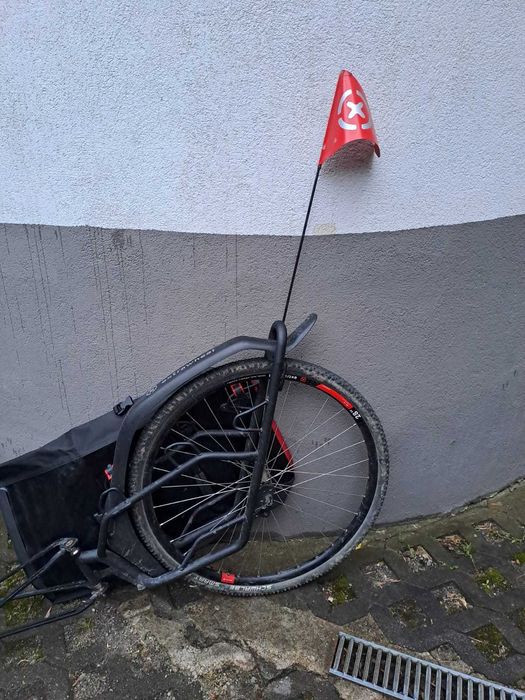 Przyczepka rowerowa extrawheel + sakwy