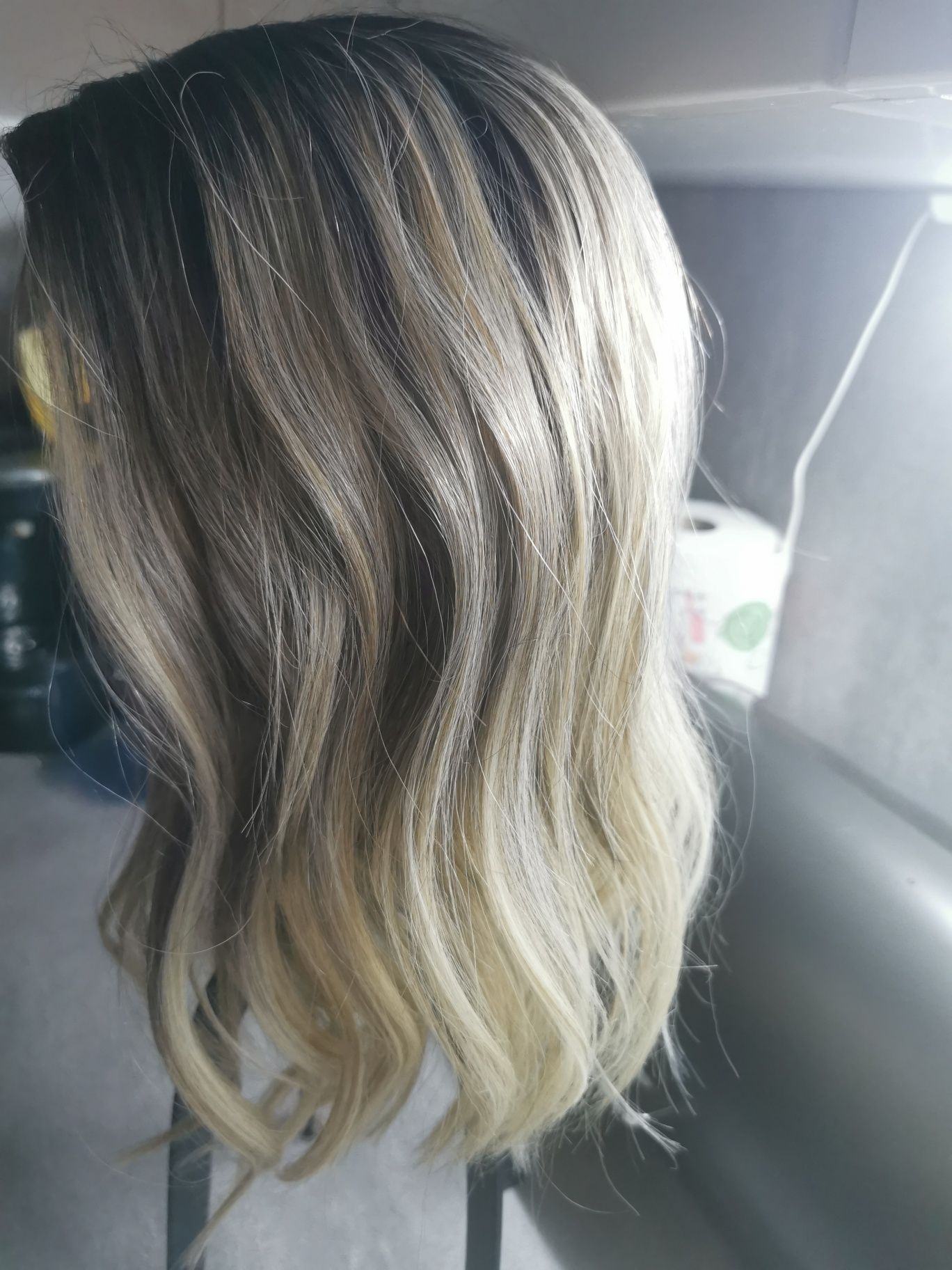 Topper z odrostem lace front