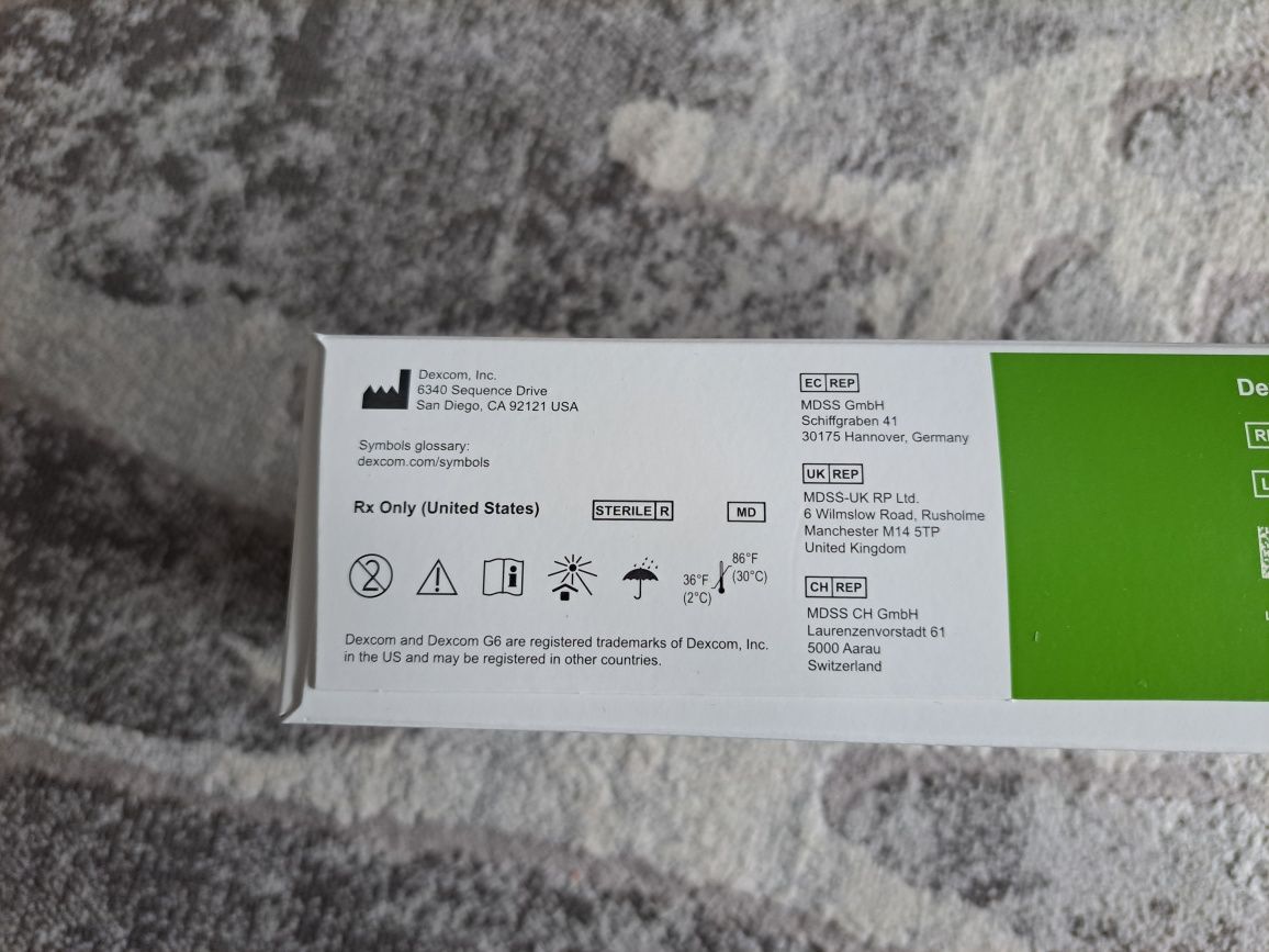 Sensor Dexcom G6  Nowy