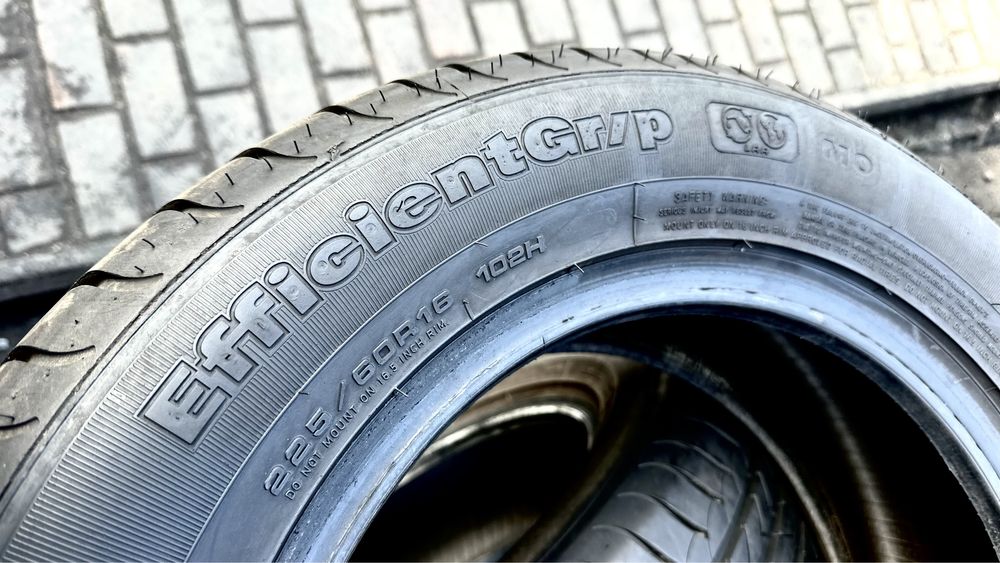 225/60/16 Goodyear EfficientGrip | 95%остаток | летние шины