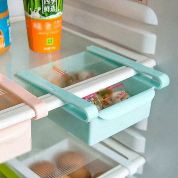 Раздвижной пластиковый контейнер для хранения продуктов в холодильнике