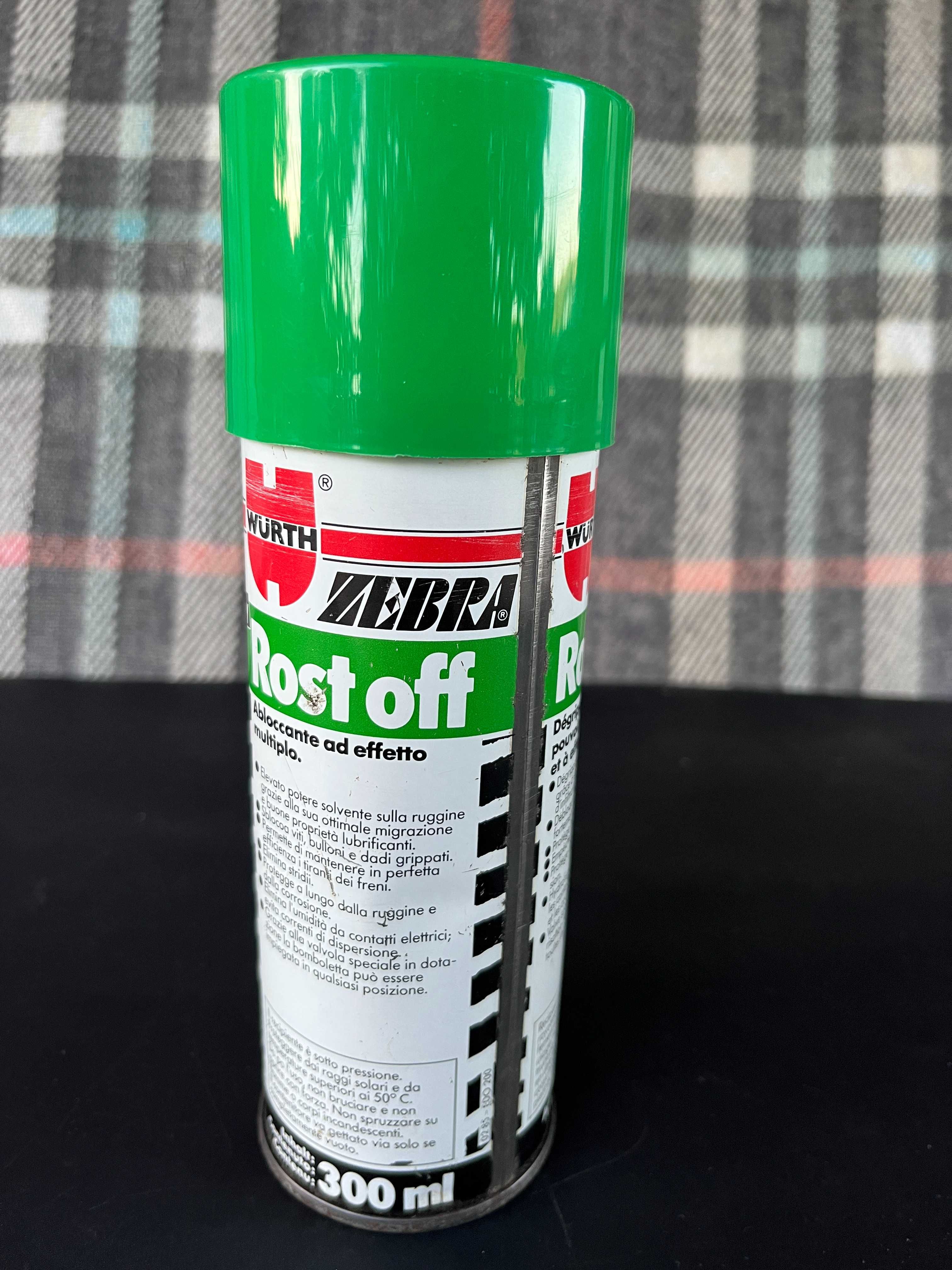 Lata de spray antiga da Wurth sem códigos de barras