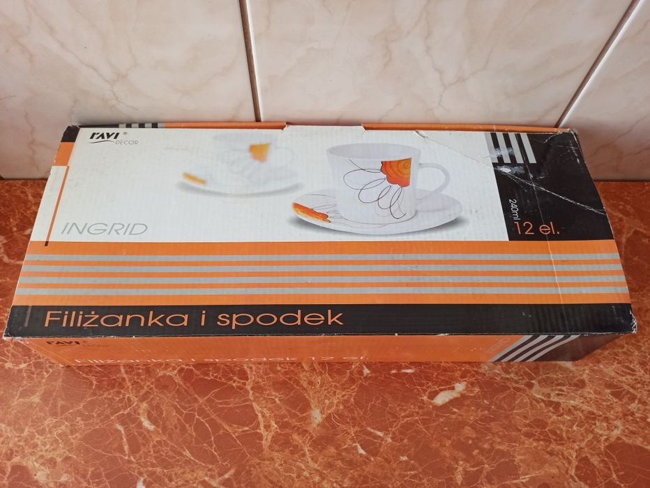 Komplet, zestaw filiżanek Ravi Decor