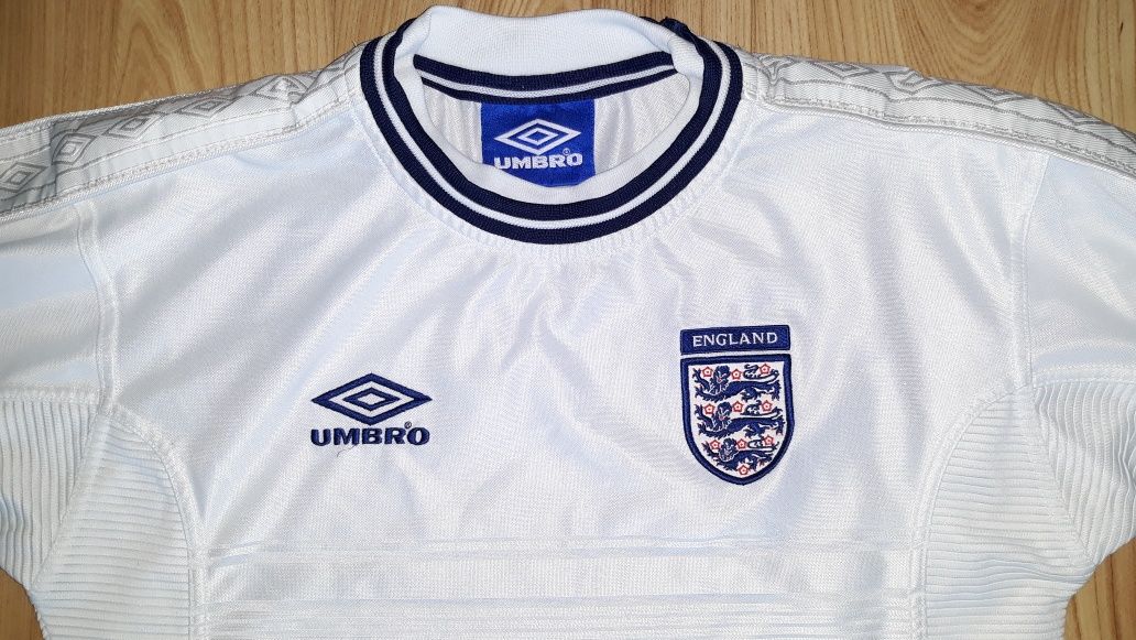 Dwie koszulki Umbro XXS 158 England 1999/2003