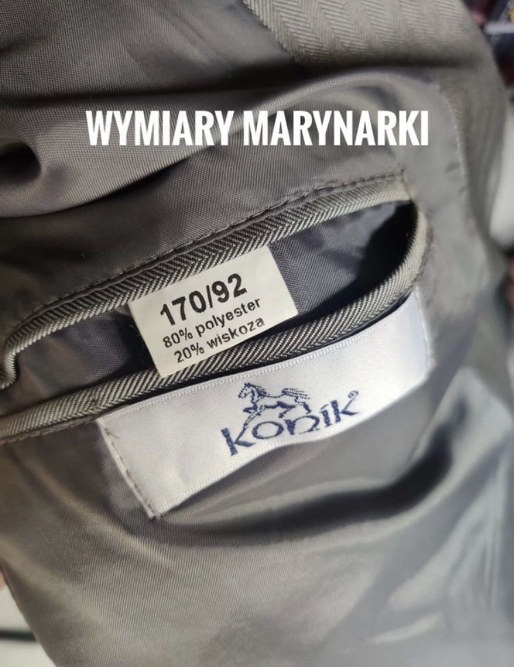 Garnitur męski, jasny popiel, Konik