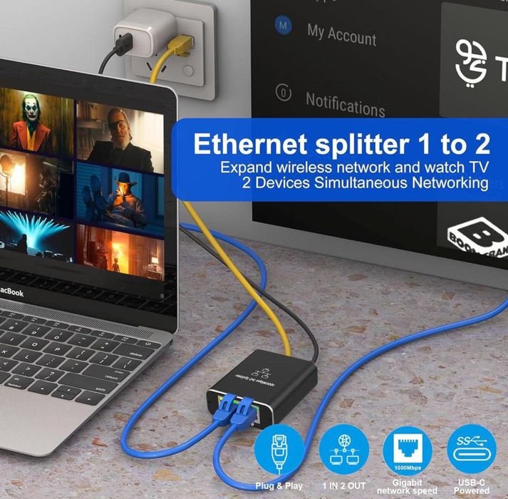 Switch 1000M RJ45 Splitter