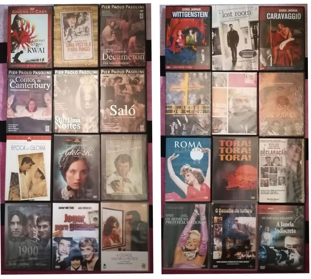 Lote 210 DVD's originais (LOTE 37)