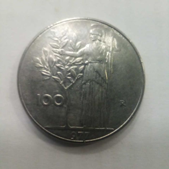 Moedas italianas de 100 liras