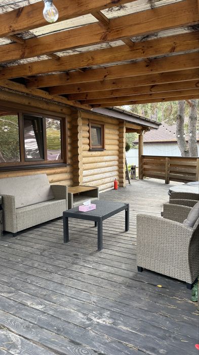 Подобова оренда будинку Зруб з банькою  та чаном