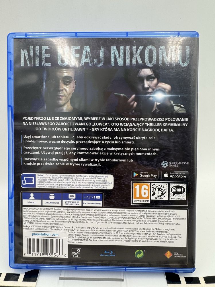 PL Ukryty Plan Ps4 Gwarancja