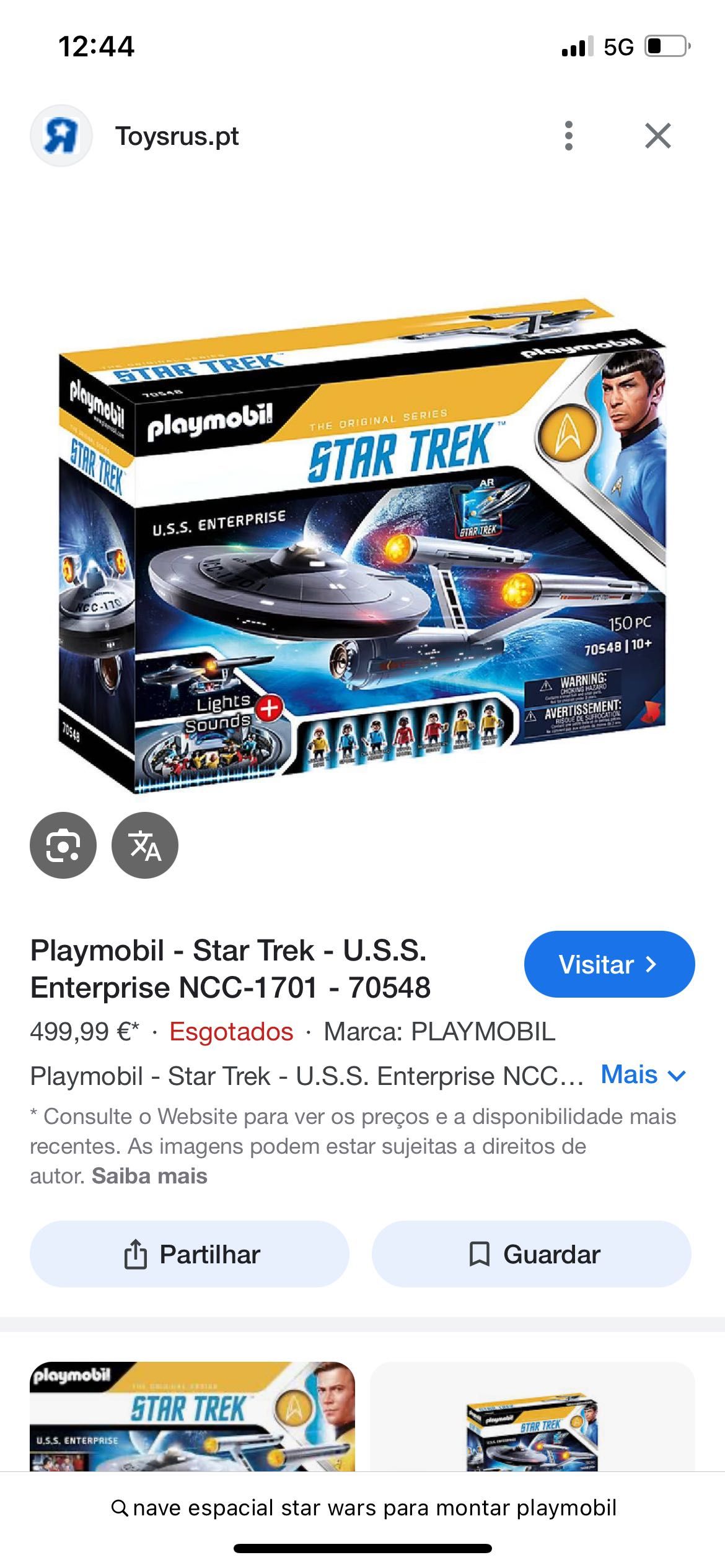 Nave da playmobil-star trek- U.S.S. Enterprise NCV