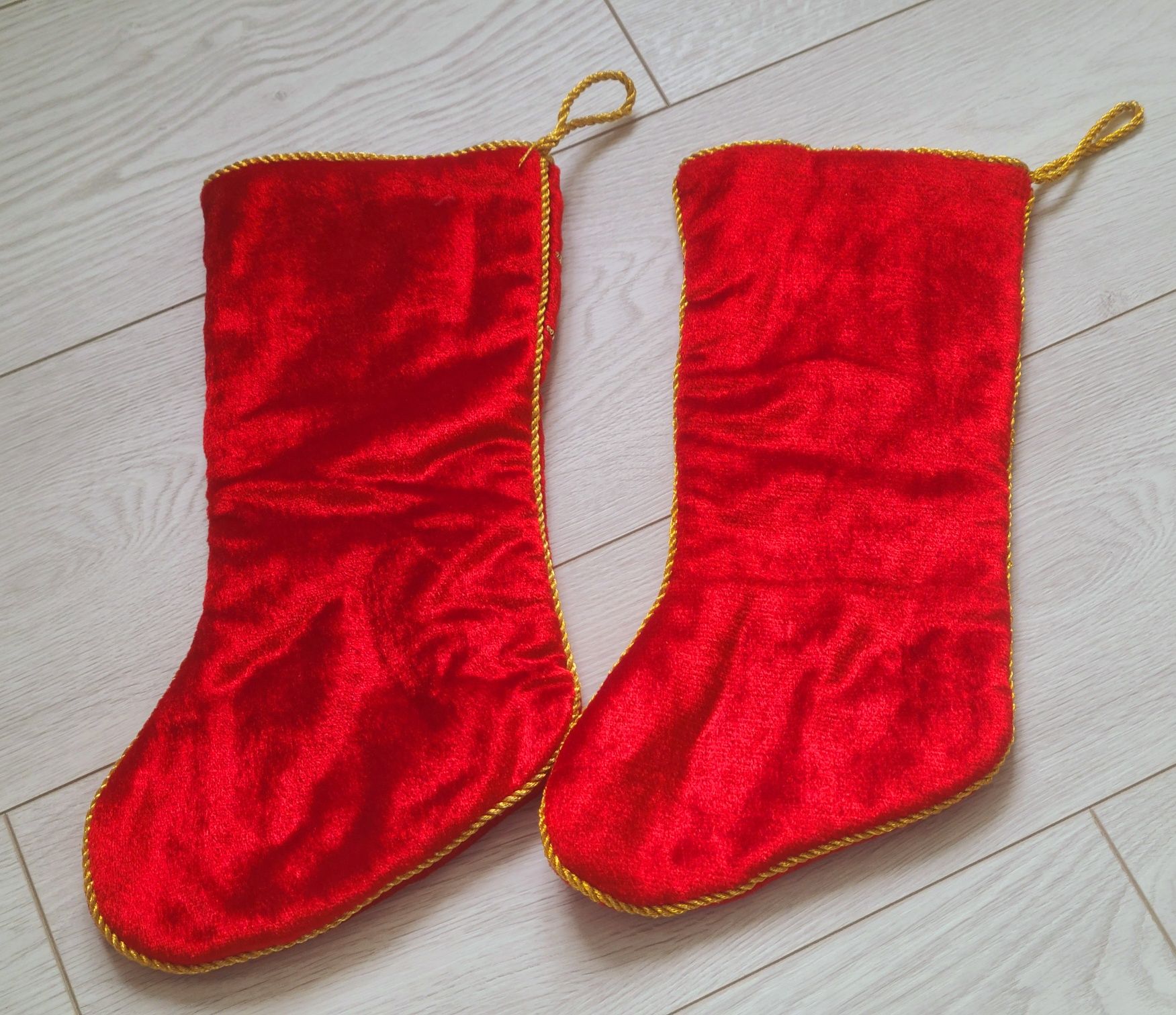 Різдвяна новорічна шкарпетка носок на камін ялинку , продаж парою