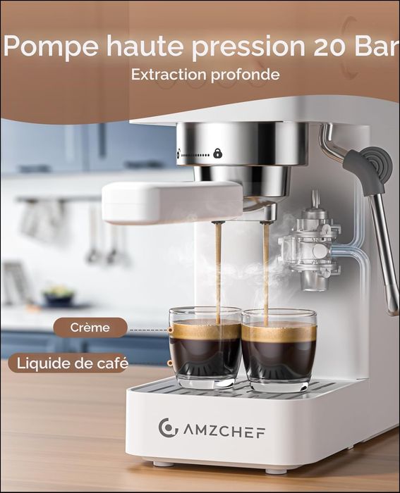 Компактна еспресо-машина AMZCHEF на 20 барів EM3131