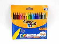 Kredki świecowe dla dzieci BIC PLASTIDECOR 18 sztuk