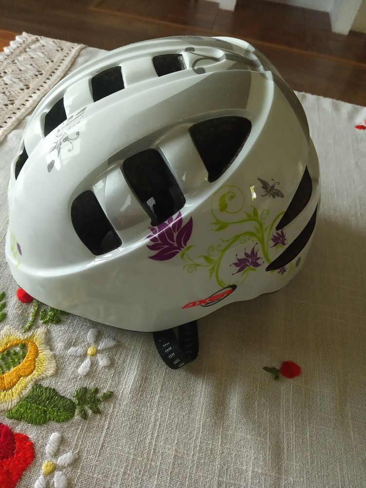 Kask rowerowy dla dziewczynki