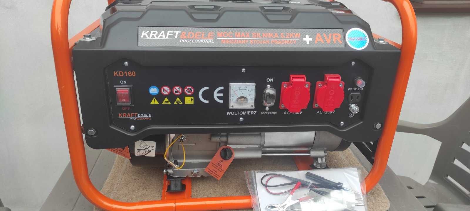 Генератор бензиновий Kraft&Dele KD160 AVR 3,5 кВт