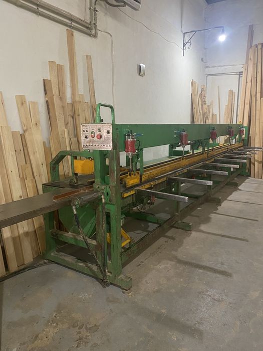 Лінія  сращивания деревини, шипорез