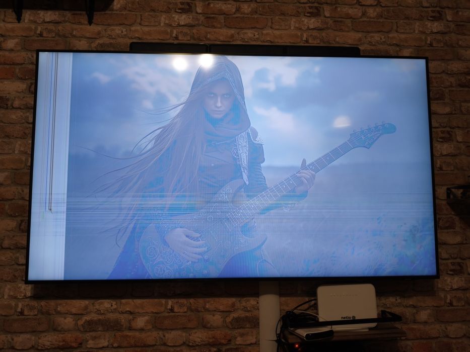 Telewizor Samsung uszkodzony