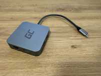Adapter Green Cell HUB2 6w1 - USB typu C - USB 3.0, HDMI, Ethernet