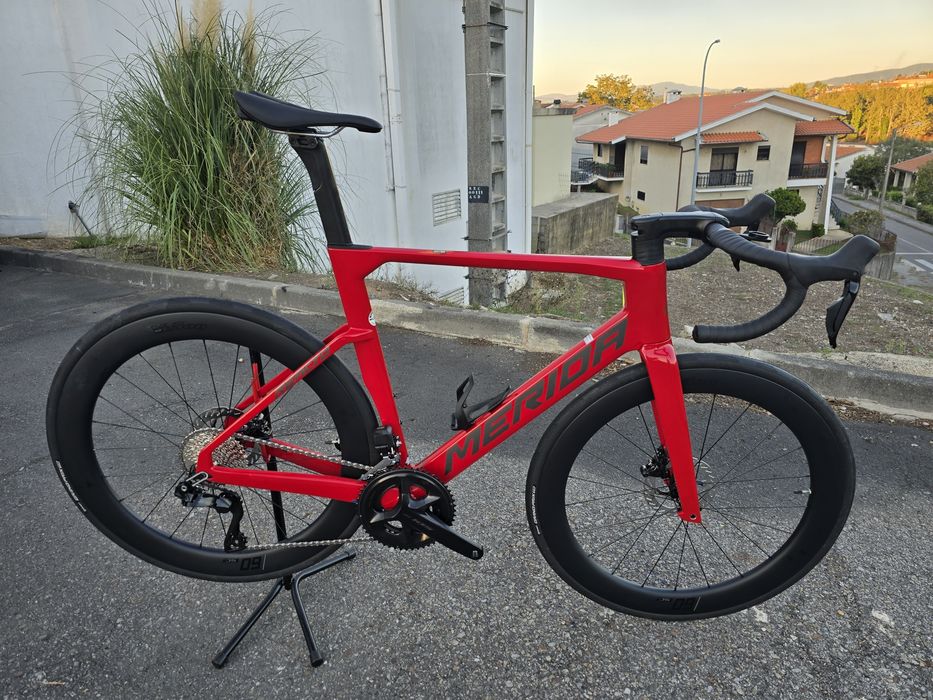 Merida reacto 6000 nova rodas carbono e di2
