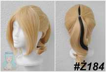 Chloe Queen Bee Miraculum żółta blond peruka z kitką cosplay wig