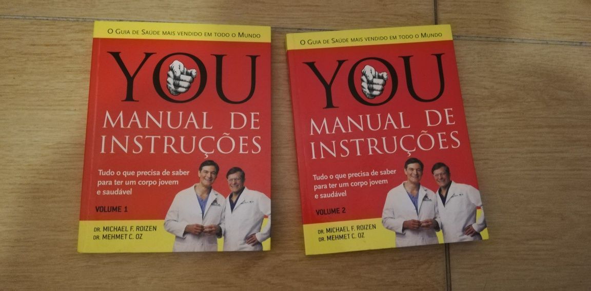 2 Livros"You Manual de instruções vol. 1 e vol 2