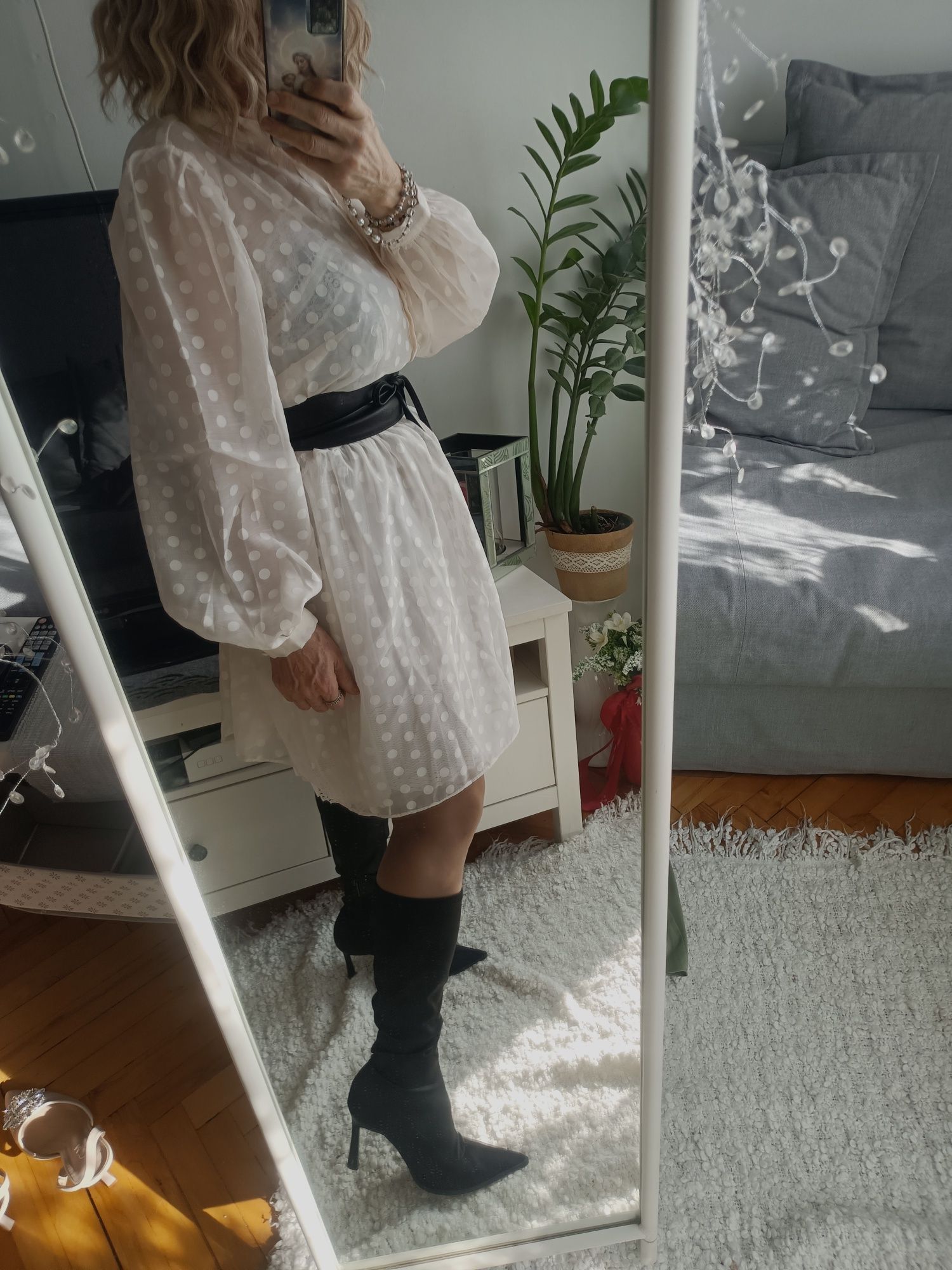 Sukienka szyfonowa H&M roz