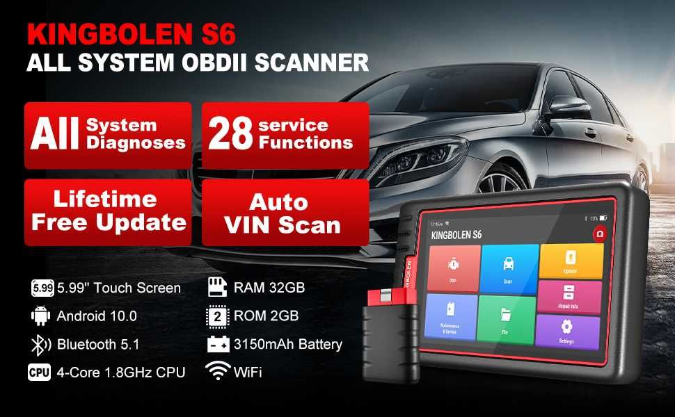 Interfejs komputer diagnostyczny KINGBOLEN S6