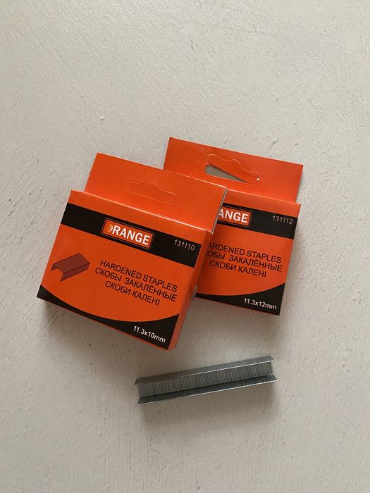 Скобы для степлера 12мм, 14мм Orange